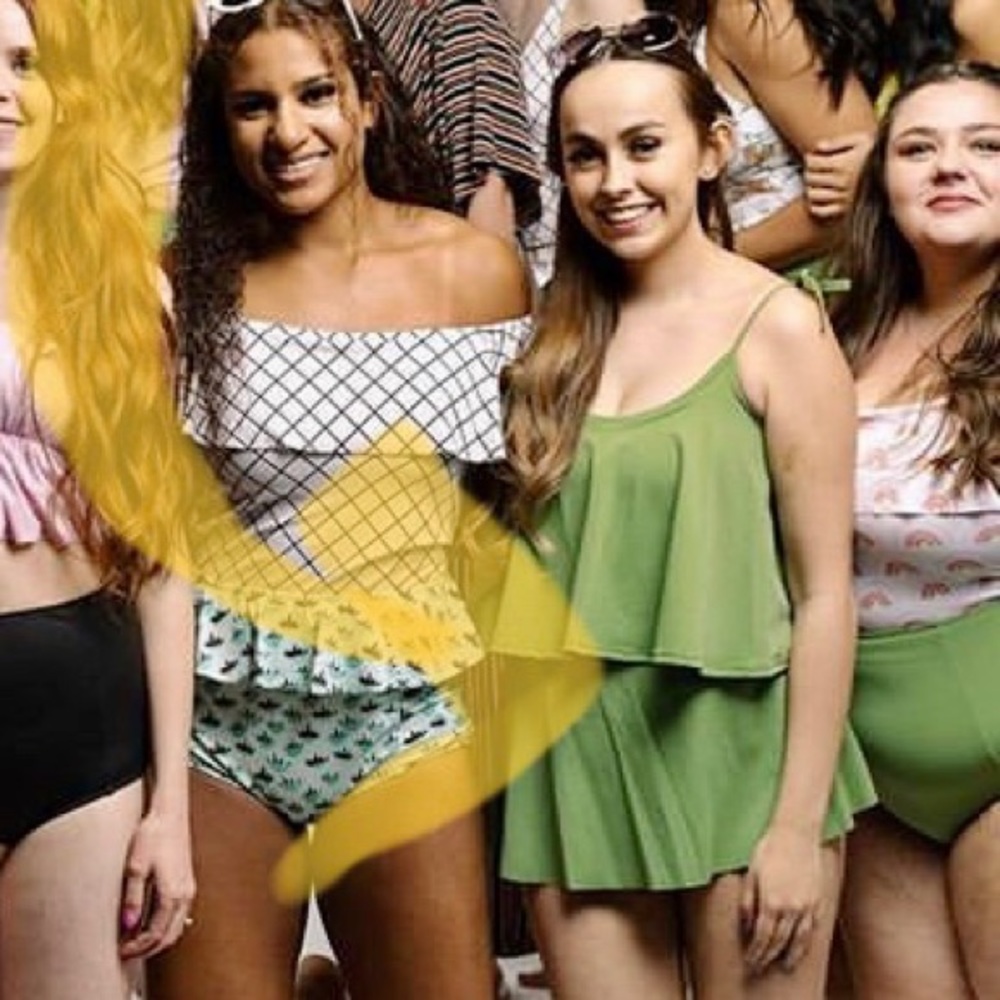 Olive green Who wears shorts skirts swim bottom